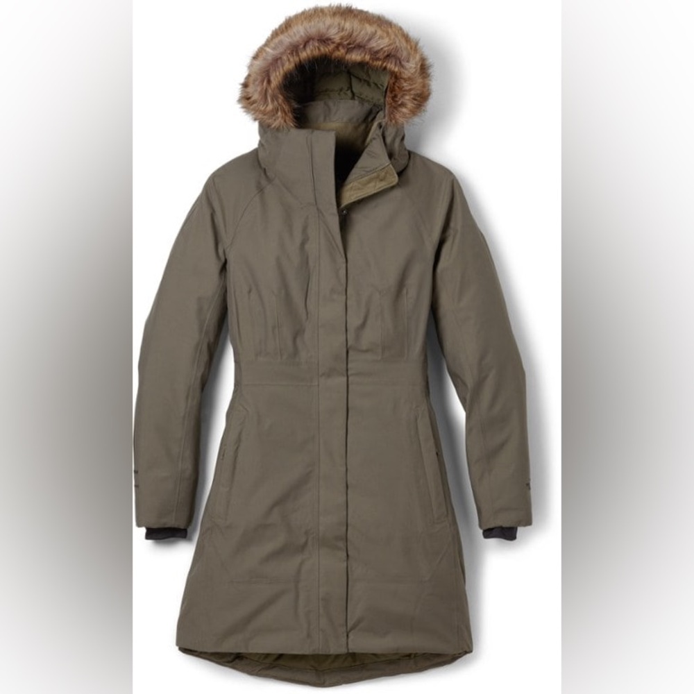 The North Face Womens Arctic Parka II, Taupe Green